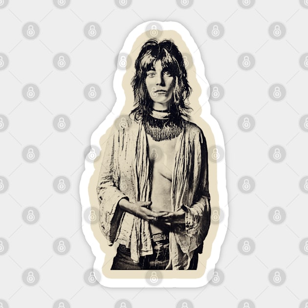 Patti Smith Sticker by GekNdangSugih